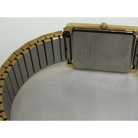 Vintage Seiko Woman’s  5Y30-5069 Gold Tone Dial Quartz Classic Dress Watch main image 4